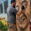 Saniran oštećeni mural u Vranju: Umetnik i prijatelj stradalog padobranca uklonio tragove vandala