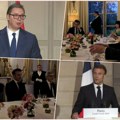 Poruke lidera Srbije i Francuske Vučić: Makron je uvek hteo da čuje naše mišljenje; Makron: Budućnost Srbije je u EU