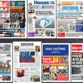 Naslovne strane današnjih novina: Prelistavanje štampe za utorak, 13. maj 2025. godine