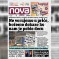 "Nova" piše: Progovorili roditelji mladića ubijenih u „Pandi“- Znamo da nam je država Srbija pobila decu