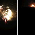 (Video) Gori deponija kod Temerina, velika vatra se vidi sa puta, vatrogasci na terenu