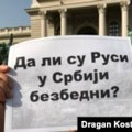 Ruski antiratni aktivisti održali protest u Beogradu
