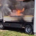 Više kombija i manjih kamiona zapaljeno u Novom Sadu (VIDEO)