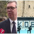 (Foto) "Kobre" proslavljaju svoj dan! Predsednik Vučić gleda prikaz specijalne jedinice, uputio im specijalnu poruku!