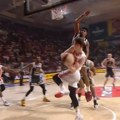 Neverovatan peh! Evo kako je Nikola Topić povređen na ABA finalu Crvena zvezda - Partizan (video)