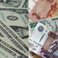 Oštar pad dolara u odnosu na rusku rublju