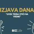 Izjava dana: „Uvek treba otići na vreme“