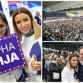 Mešarović iz Hale sportova poručila: "Naša obaveza je da Srbiju sačuvamo i nastavimo da je gradimo! Ujedinjena Srbija…
