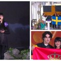 Ispraćaj Teja Dore na evroviziju 2024 Naša predstavnica u crnoj haljini, sa ramondom na reveru - svuda cveće o kom peva