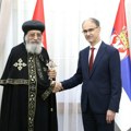 "Ova poseta predstavlja istorijski trenutak" Premijer Macut razgovarao sa poglavarom Koptske crkve Tavadrosom II