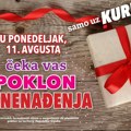 U ponedeljak, 11. Avgusta, Kurir priprema specijalan poklon iznenađenja za svoje verne čitaoce!