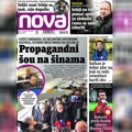 „Nova“ piše: „Propagandni šou na šinama“