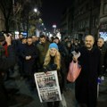 Završen protest ispred RIK: Održana protestna šetnja do zgrade RTS