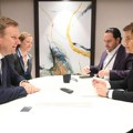Brnabić u Češkoj, sastala se sa Peterom Sorensenom na marginama Globalnog bezbednosnog foruma "GLOBSEC 2026" (foto)