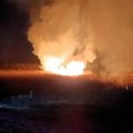 Stravičan požar u Brusu: Gori deponija, ogroman plamen prekrio brdo (video)