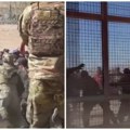 Драма на граници, мигранти јуришају на заштитни зид Војници ни пушкама не могу да их обуздају (видео)