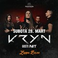 KRYN – svetski zvuk metala u Zappa Bazi 28. marta