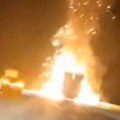 Zapalio se kamion kod Prnjavora: Obustavljen saobraćaj na auto-putu, policija na terenu (video)