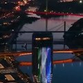 Kula Beograd zasijala u bojama zastave Uzbekistana (video)