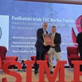 Uspeh TSC i srpskog fudbala nije prošao nezapaženo: Janošu Žemberiju nagrada za sportski proboj i inspiraciju generacijama