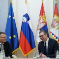 Vučić primio u oproštajnu posetu ambasadora Slovenije