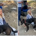 Žena stala pred bager, građani opet sprečavaju radove na Savskom keju VIDEO