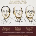 Dodeljena nobel za hemiju! Laureati iz Japana, Australije i SAD nagrađeni za razvoj metalorganskih okvira (foto)