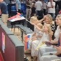 Stigla najvažnija podrška Nikole Jokića u celom životu: Ćerkica sa zastavom Srbije oduševila sve u Areni