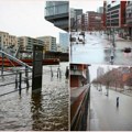 Шокантни призори из Немачке Јака олуја потопила Хамбург, вода је на неким местима била до струка, потопљена кола…