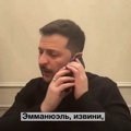 Pred kamerama Zelenski spustio slušalicu Makronu