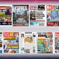 Naslovne strane sutrašnjih novina: Prelistavanje štampe za petak, 23. januar 2026. godine
