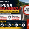 Potpuna obustava saobraćaja na deonici Arilje – Prilike: Vozači se preusmeravaju preko guče i kotraže