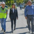 Ministarka Mesarović obišla radove na rekonstrukciji Železničke ulice u Zaječaru