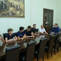 Prijem u Gradskoj kući za šampione u basketu 3×3 iz Sevojna