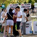 (Foto) Protest "Eko buna" u parku Ušće, postavljeni štandovi zborova i udruženja