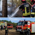 (Foto) Nemački vatrogasci o borbi s požarom u Deliblatskoj peščari „Srpske kolege rade izvanredan posao”