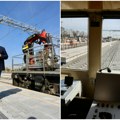 (Foto) Završeno prvih 11 kilometara pruge od Zemun polja do Nacionalnog stadiona: Preostalih sedam kilometara biće gotovo do…