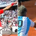 Novak pobedio i odmah se okrenuo ka jednom navijaču: Hteo je da mu uzme tu zastavu po svaku cenu