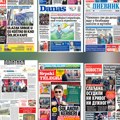 Naslovne strane sutrašnjih novina: Prelistavanje štampe za subotu, 27. decembar 2025. godine