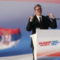 Skup "Srbija jedna porodica" održan ispred Doma Narodne Skupštine predsednik Srbije najavio ostavku