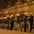 Kordon policije kod Vlade Srbije i Pionirskog parka
