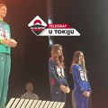Angelina Topić stavila bronzu oko vrata: Pogledajte kako je izgledala dodela medalja srpskoj heroini u Tokiju!