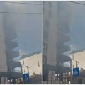 Požar u novoj zgradi u Nišu, vatrogasci na terenu (VIDEO)