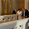 Aleksandra i Filip za kuma odabrali veliku zvezdu: Evo ko je krstio malenu Ariju u Hramu