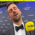 VIDEO „O Bože, stavio si me u nezgodan položaj“: Novak morao da se izvuče zbog neugodnog pitanja