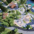 Na obali Vlasinskog jezera gradiće se sportski centar "Vodeničište" - U planu bar sa bazenom, letnja scena, tereni, staze za…