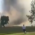 Srušio se avion koji je iz pule stigao u London Piloti mahnuli deci pre nesreće, golferi u šoku trčali ka vatrenoj kugli…