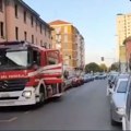 Plamen guta zgradu Snimak požara u Napulju: Gori bolnica, deo pacijenata evakuisan