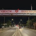 „Rat“ transparentima u Kragujevcu – dan treći