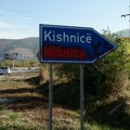 Grafit UĆK kod Gračanice, prefarban naziv sela Kišnica na srpskom